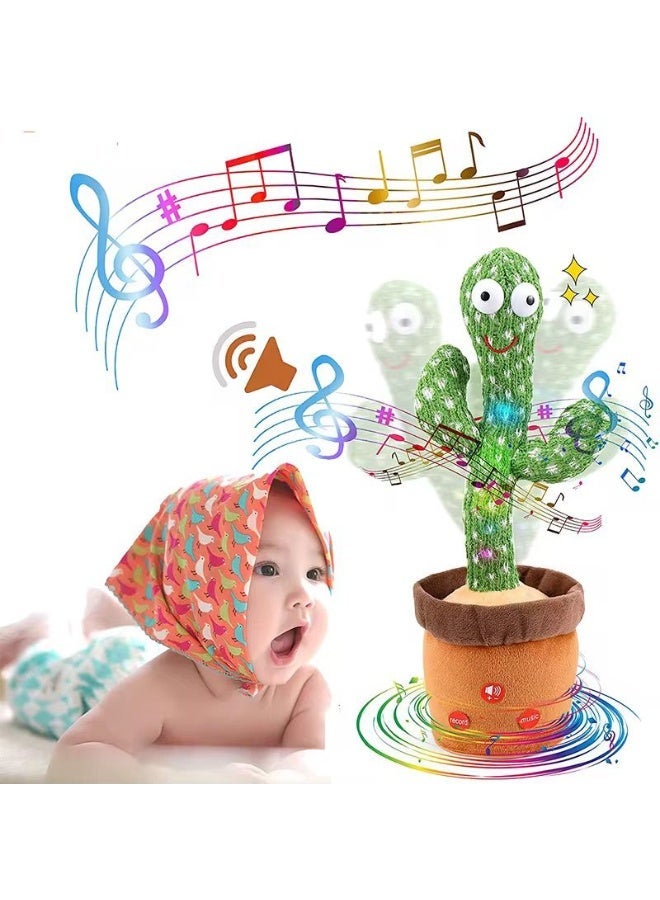 لعبة الصبارة الراقصة، لعبة ناطقة للأطفال من الأولاد والبنات، لعبة تكرر ما تقوله، لعبة محاكاة تغني 120 أغنية ومسجل صوتي لمدة 15 ثانية من كروبر - Image 3